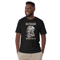 Deck the Halls With Skulls and Bodies Valhalla Short-Sleeve Unisex T-Shirt