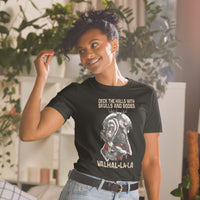 Deck the Halls With Skulls and Bodies Valhalla Short-Sleeve Unisex T-Shirt