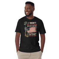 I Won't Be Lectured on Gun Control Short-Sleeve Unisex T-Shirt