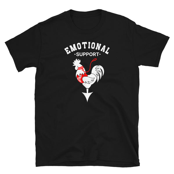 Emotional Support Rooster Short-Sleeve Unisex T-Shirt