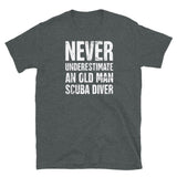 Old Man Scuba Diver Short-Sleeve Unisex T-Shirt