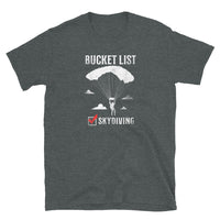 Bucketlist: Skydiving (Option 3) Short-Sleeve Unisex T-Shirt