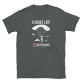 Bucketlist: Skydiving (Option 3) Short-Sleeve Unisex T-Shirt