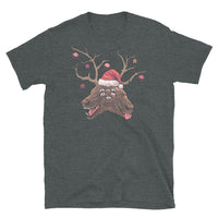 Horror Reindeer 5 Short-Sleeve Unisex T-Shirt