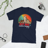 Just Hike and Be Happy Short-Sleeve Unisex T-Shirt