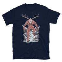 Horror Reindeer 3 Short-Sleeve Unisex T-Shirt