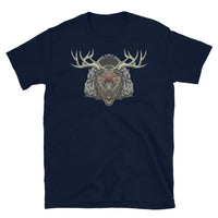 Horror Reindeer 4 Short-Sleeve Unisex T-Shirt