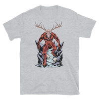 Horror Reindeer 3 Short-Sleeve Unisex T-Shirt