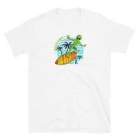 Good Vibes Surfing Alien Short-Sleeve Unisex T-Shirt