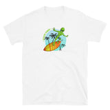 Good Vibes Surfing Alien Short-Sleeve Unisex T-Shirt