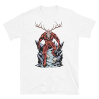 Horror Reindeer 3 Short-Sleeve Unisex T-Shirt