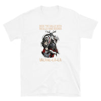 Deck the Halls With Skulls and Bodies Valhalla Short-Sleeve Unisex T-Shirt