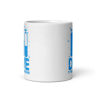 Dive (It Reduces Pressure) White glossy mug