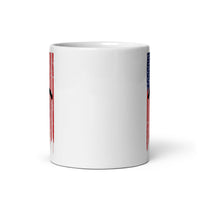 American Parachutist White glossy mug