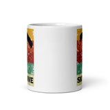 Skydive White glossy mug