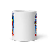 Bad Santa White glossy mug