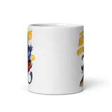 Greetings From Krampus White glossy mug