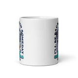 Scary Christmas (Let is Snow) White glossy mug