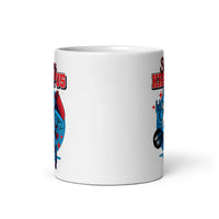 Scary Krampus White glossy mug