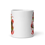 Christmas Demon White glossy mug