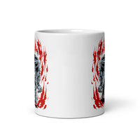 Abominable Snowman White glossy mug