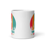 Think Outside (No Box Necessary) White glossy mug