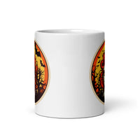 Retro Ghoul 20 White glossy mug