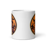 Retro Ghoul 18 White glossy mug