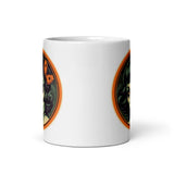 Retro Ghoul 16 White glossy mug