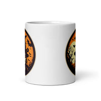 Retro Ghoul 12 White glossy mug