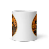 Retro Ghoul 3 White glossy mug