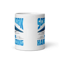 Screw Work I'm Going Hang Gliding White glossy mug