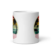 Hello Summer White glossy mug