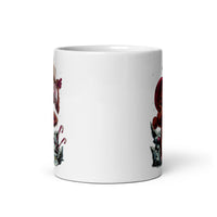 Horror Reindeer 1 White glossy mug