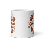 I Love Gingerbread Cookies White glossy mug