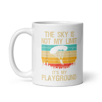 The Sky is Not My Limit White glossy mug