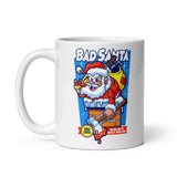 Bad Santa White glossy mug