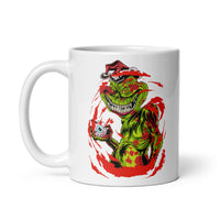 Christmas Demon White glossy mug