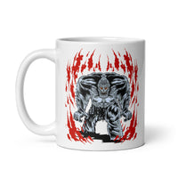 Abominable Snowman White glossy mug