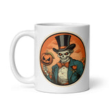 Retro Ghoul 15 White glossy mug