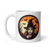 Retro Ghoul 12 White glossy mug