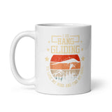 I Go Hang Gliding White glossy mug