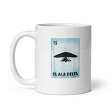 El Ala Delta White glossy mug