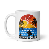 Sunny Daze White glossy mug