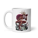 Horror Reindeer 1 White glossy mug