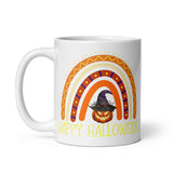 Happy Halloween White glossy mug