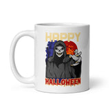 Happy Halloween White glossy mug