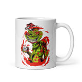 Christmas Demon White glossy mug