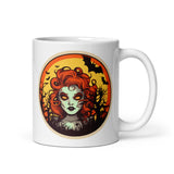 Retro Ghoul 20 White glossy mug