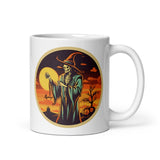 Retro Ghoul 11 White glossy mug